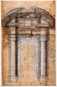 Estudio para Porta Pia de Michelangelo Buonarroti