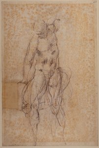 Estudio para un Cristo resucitado de Michelangelo Buonarroti
