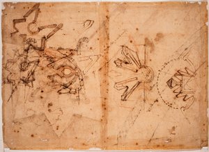 Estudio para el baluarte de la Puerta de la Pradera de Todos los Santos de Michelangelo Buonarroti