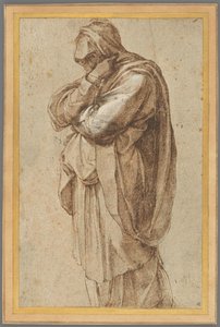 Estudio de una mujer de luto de Michelangelo Buonarroti