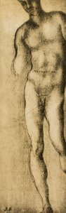 Estudio de una figura masculina