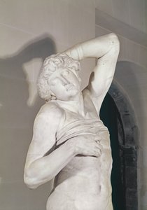 El esclavo moribundo, 1513-15 de Michelangelo Buonarroti