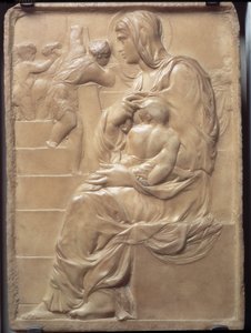 La Madonna de las Escaleras de Michelangelo Buonarroti