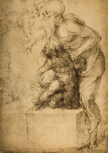 El Sacrificio de Isaac de Michelangelo Buonarroti