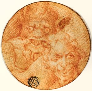 Dos demonios de Michelangelo Buonarroti