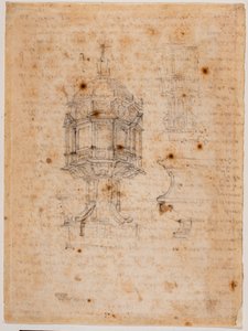 Dos estudios del copón de Michelangelo Buonarroti