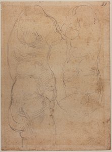 Dos estudios sobre una antigua Venus de Michelangelo Buonarroti