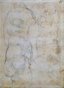 Dos estudios de un torso femenino antiguo de Michelangelo Buonarroti
