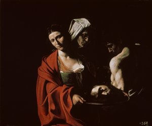 Salomé con la cabeza de Juan el Bautista de Michelangelo Caravaggio