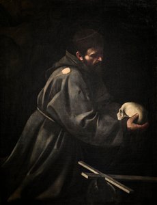 San Francisco en meditación, c. 1606 (óleo sobre lienzo) de Michelangelo Merisi da Caravaggio