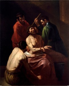 La coronación de espinas de Michelangelo Merisi da Caravaggio