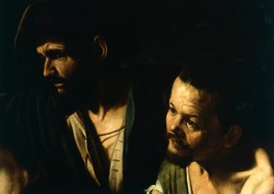 La Flagelación de Cristo, detalle, c.1606 (óleo sobre lienzo) de Michelangelo Merisi da Caravaggio