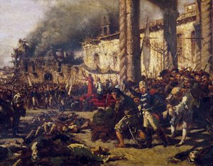 Masacres de Altamura, de Michele Cammarano (1835-1920), República Napolitana, Italia de Michele Cammarano