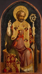 Un santo obispo, c1440 de Michele Giambono