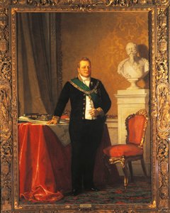 Retrato de Camillo Benso, Conde de Cavour de Michele Gordigiani