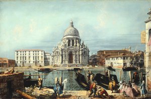 La iglesia de Santa Maria della Salute, Venecia, 1740-41 de Michele Marieschi
