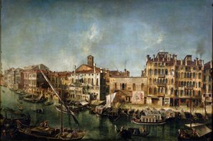 Vista del Gran Canal desde la Fondamenta Del Vin