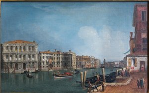 Vista del Gran Canal cerca de Cà Pesaro