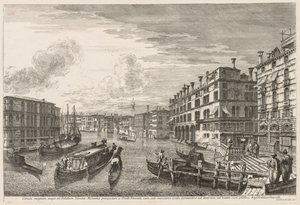 Vistas de Venecia: Gran Canal, 1741 de Michele Marieschi