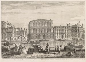 Vistas de Venecia: Palazzo Pesaro de Michele Marieschi