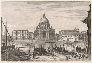 Views of Venice:  S. M. Della Salute de Michele Marieschi