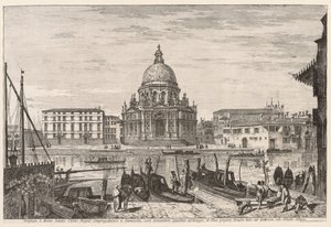 Vistas de Venecia: S. M. Della Salute, 1741 de Michele Marieschi