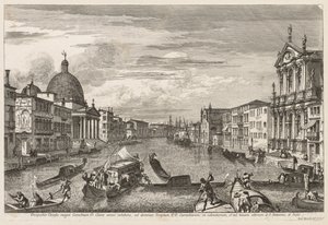 Vistas de Venecia: Santa Chiara, 1741 de Michele Marieschi