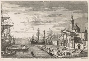 Vistas de Venecia: La cuenca de San Marcos, 1741 de Michele Marieschi