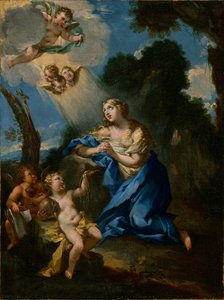Magdalena penitente de Michele Rocca