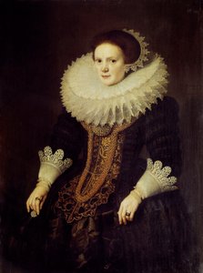 Retrato de una mujer holandesa de Michiel Jansz. van Miereveld