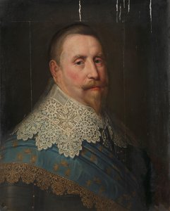 Retrato de Gustavo II Adolfo (1594-1632), rey de Suecia de Michiel Jansz van Mierevelt (copy after)