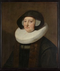 Retrato de María Petitpas (?-1640) de Michiel Jansz van Mierevelt (workshop of)
