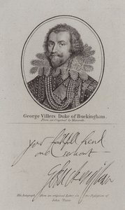 George Villiers, Duque de Buckingham, cortesano, político y favorito del Rey Jacobo I