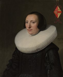 Margaretha van Clootwijk nacida alrededor de 1580-81, fallecida en 1662, Esposa de Jacob van Dalen, 1639 de Michiel Jansz van Mierevelt