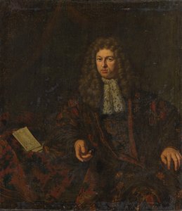 Retrato de Nicolaes Witsen (1641-1717) de Michiel van Musscher (signed by artist)