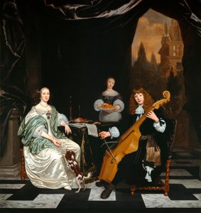La Sinfonía (Retrato de familia) de Michiel van Musscher