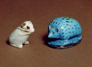 Erizo y jerbo, de Beni Hasan y Heliópolis, 12ª-13ª Dinastía, c.1963-1648 a.C.