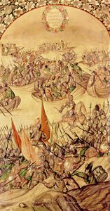 García de Holguín ocupando Quanhtemoc