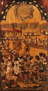 La Conquista de México, Panel X, c.1696-1715