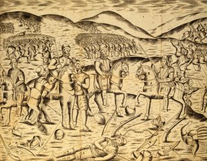 Batalla de Alcacer Quibir o Ksar El-Kebir, contra los portugueses, 4 de agosto de Miguel Leitão de Andrada