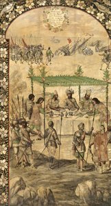 Ordena la destrucción de los barcos y se reúne con los embajadores de Moctezuma en 1520 - La conquista de México por Hernán Cortés