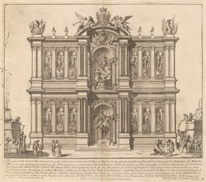 El Reino de Nápoles, para el Festival de la "Chinea" de Miguel de Sorellò after Francisco Preciado