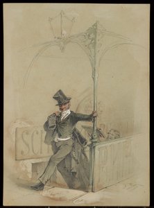 El juerguista distraído de Mihaly von Zichy