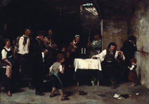 Celda condenada I de Mihály Munkácsy