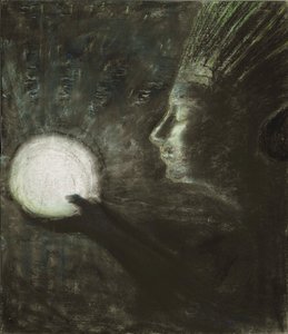 Friendship par Ciurlionis, Mikalojus Konstantinas (1875-1911). Pastel sobre papel, tamaño : 73,4x63,5