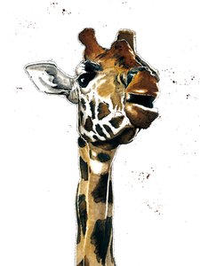 La Jirafa en Blanco, 2019 de Mike Davis