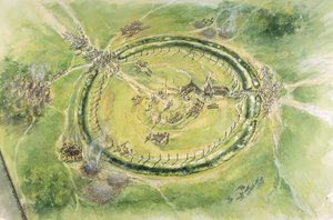 Stonehenge Fase 2, c27th siglo a.C., c1990-2010 de Mike Seaforth