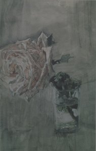 Una rosa de Mikhail Aleksandrovich Vrubel