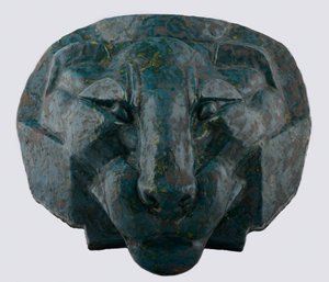 Cabeza de un León, 1891 de Mikhail Aleksandrovich Vrubel