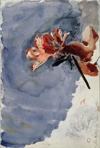 Azalea Roja, 1886-1887 de Mikhail Aleksandrovich Vrubel